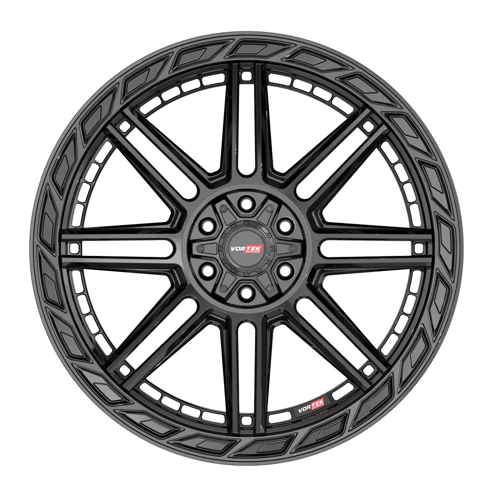 Vortek VRP-501 22X10 6X135 / 6X139.7 ET -18mm Gloss Black miniature 2