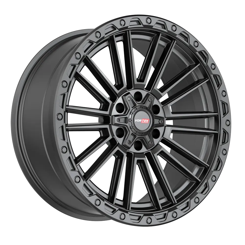 Vortek VRT-604 20X9.5 5X139.7 / 5X150 ET -18mm Matte Black - image principale du produit
