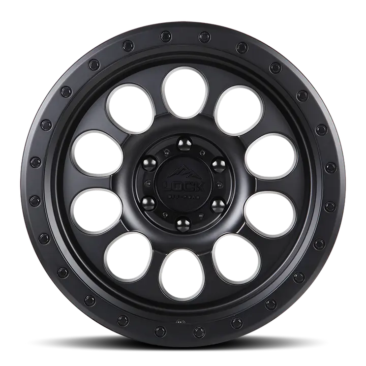 Lock Off-Road Wheels 50CAL 17X9 6X139.7 ET 0mm Matte Black miniature 2