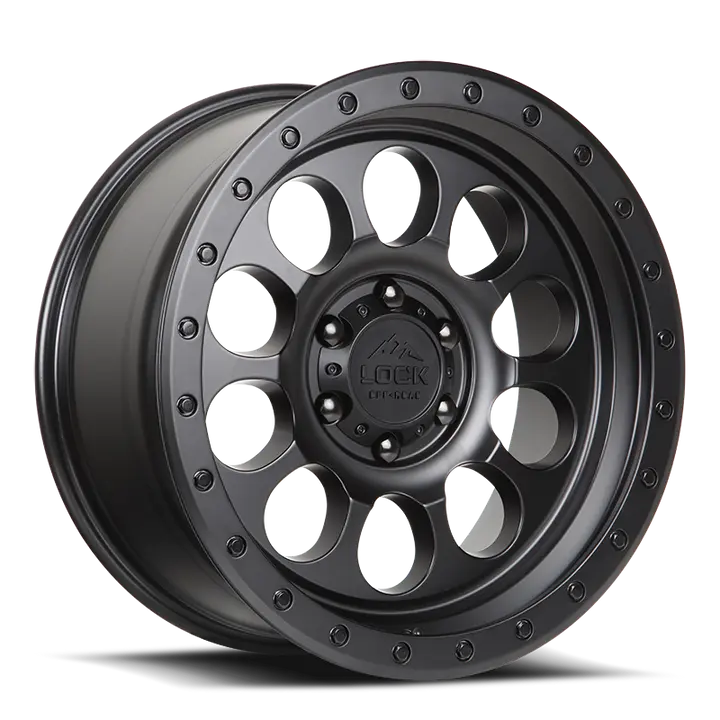 Lock Off-Road Wheels 50CAL 20X9 5X127 ET 0mm Matte Black