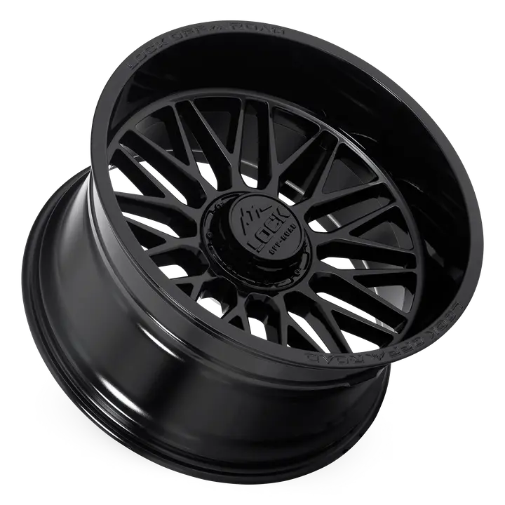 Lock Off-Road Wheels Apex 20X10 5X127 / 5X139.7 ET -18mm Gloss Black thumbnail 3