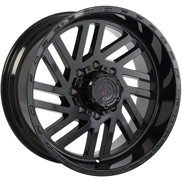 Forged Wheels XR107 20X10 8X165.1 ET -12mm Gloss Black - image principale du produit