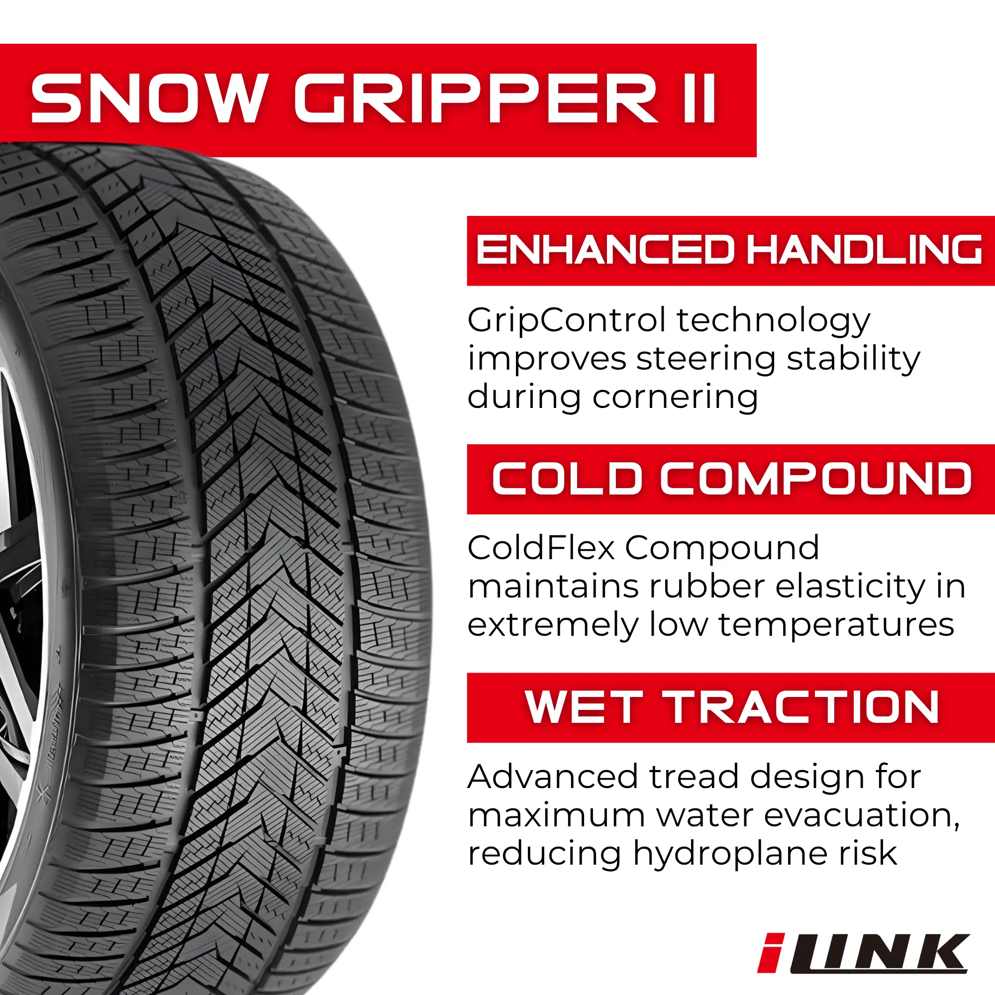 245/55R19 Zmax iLink Snow Gripper II 107H miniature 3