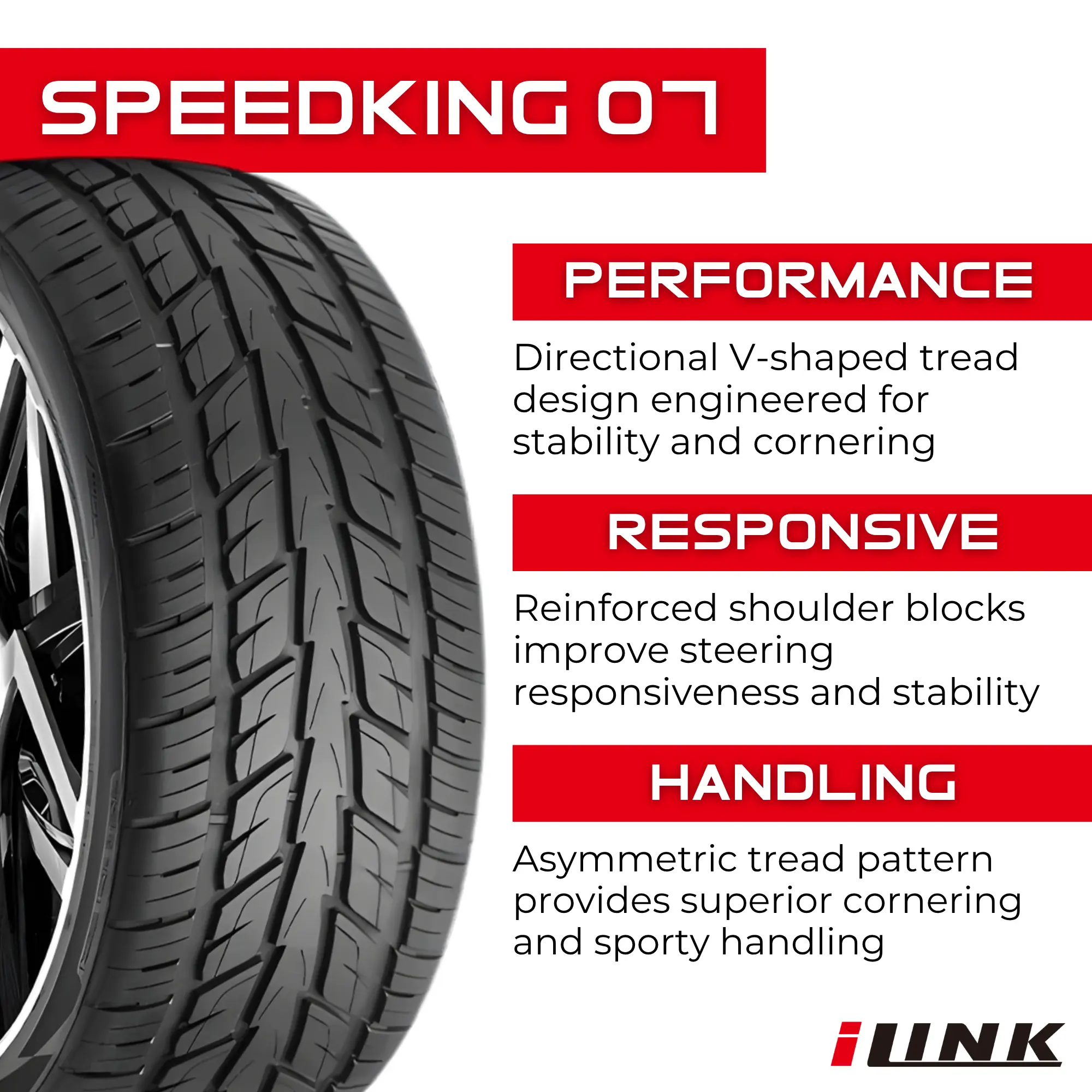 275/40ZR22XL Zmax iLink SpeedKing 07 107W miniature 3