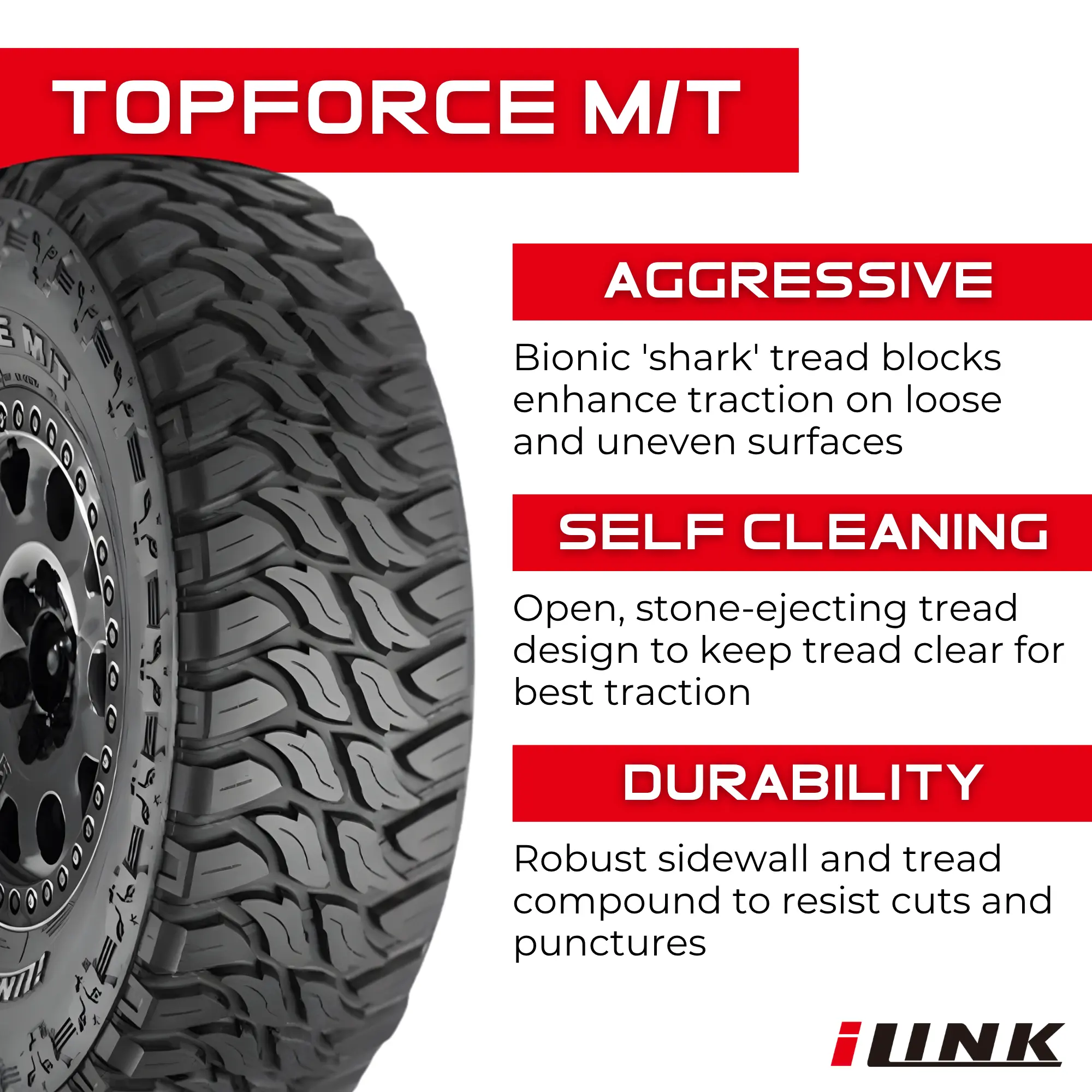 LT285/75R16 Zmax iLink Topforce M/T 126/123Q miniature 3