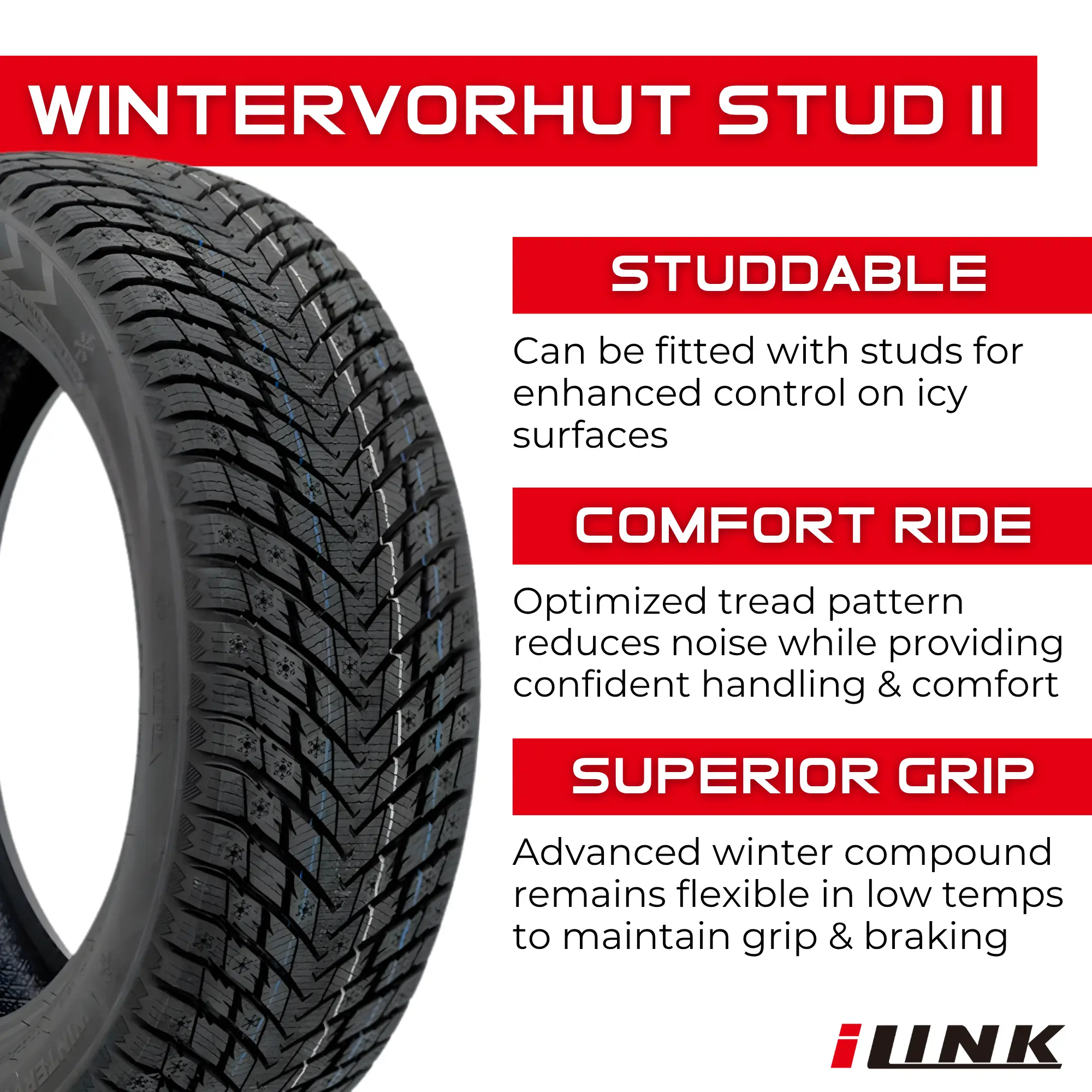 255/35R19 Zmax iLink Wintervorhut Stud II 96T miniature 3