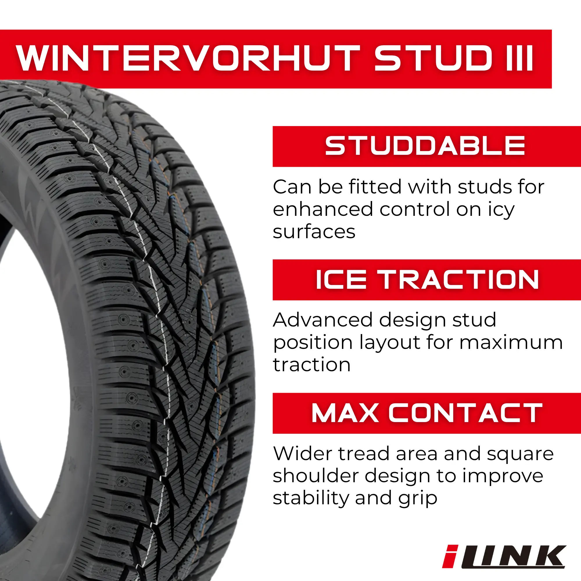 LT265/70R17 Zmax iLink Wintervorhut Stud III 121/118Q miniature 3