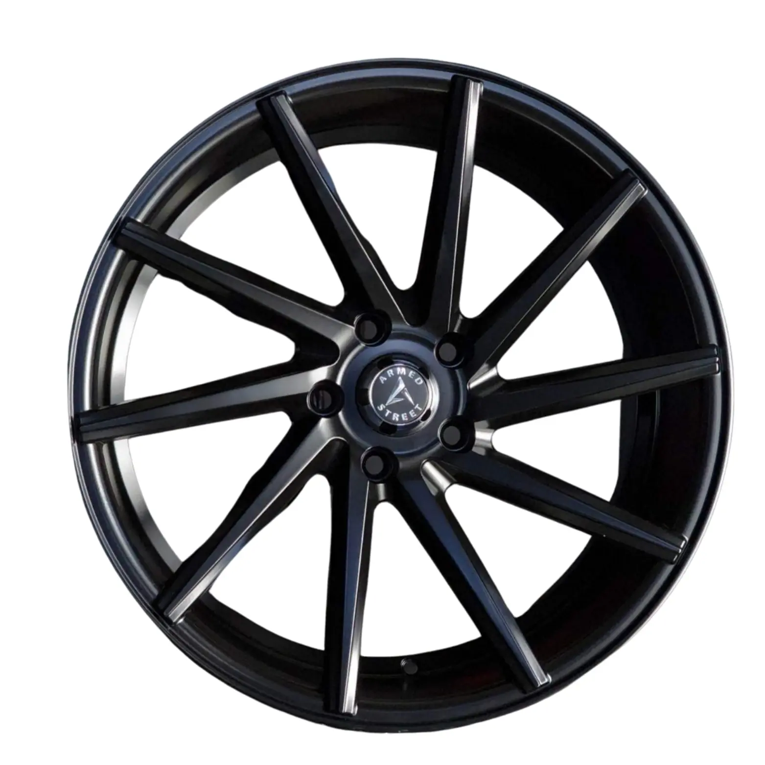 Armed Wheels 38 CAL 19X8.5 5X114.3 ET 35mm Satin Black miniature 2