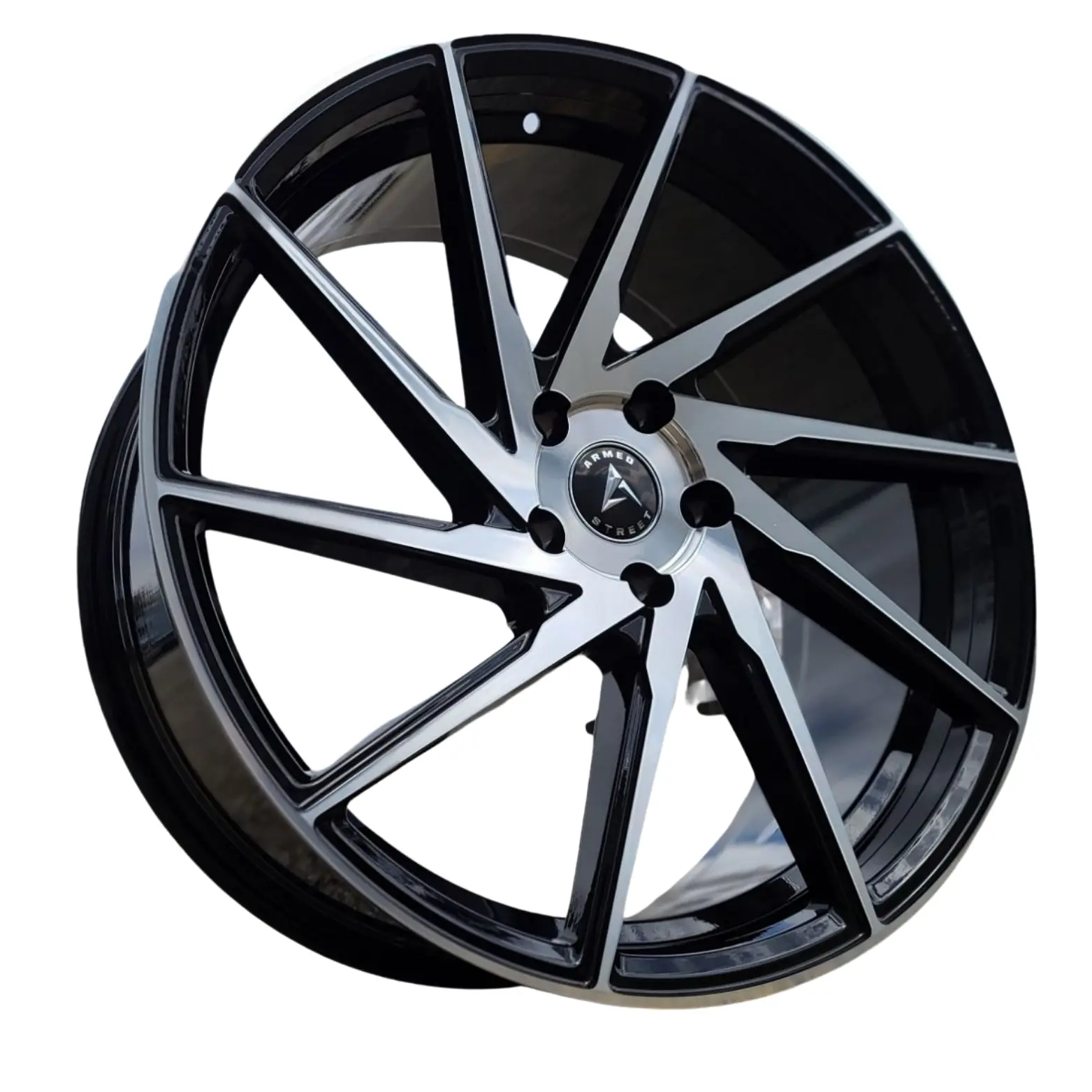 Armed Wheels 9MM 20X10 5X114.3 ET 40mm Gloss Black Machined