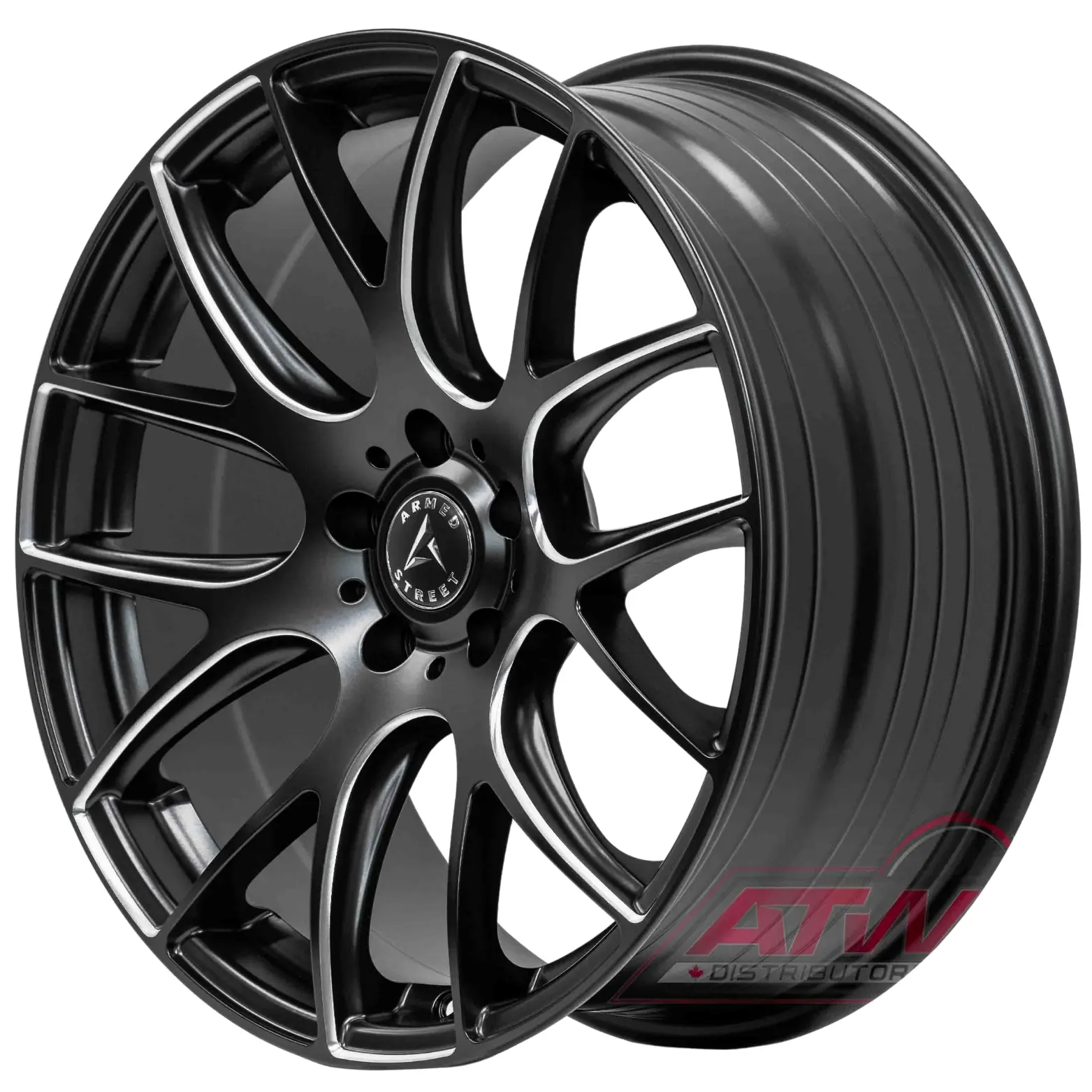 Armed Wheels Ammo 20X10 5X114.3 ET 40mm Satin Black Milled