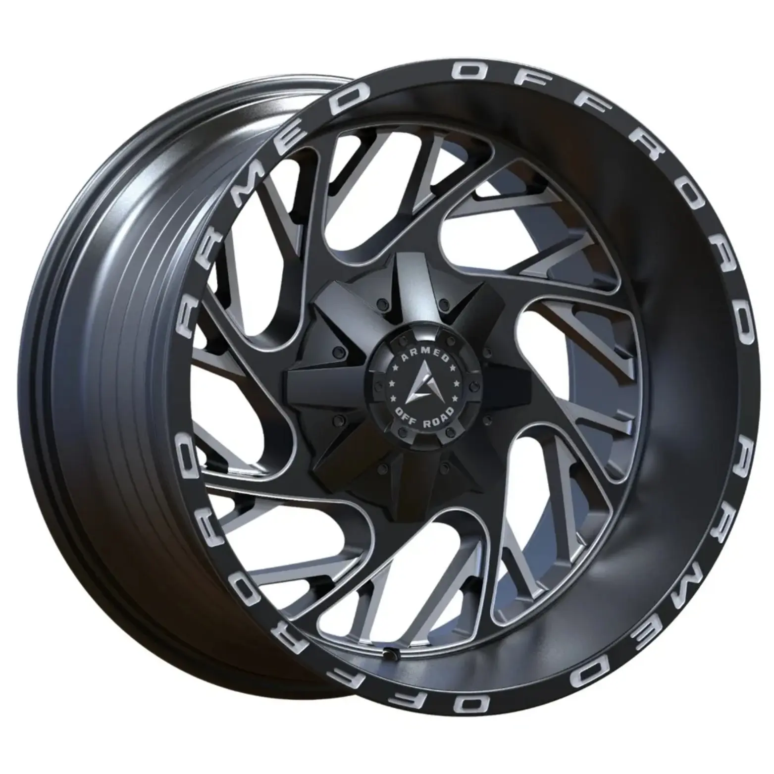Armed Wheels Carnage 20X9 5X139.7 ET 0mm Gloss Black Milled