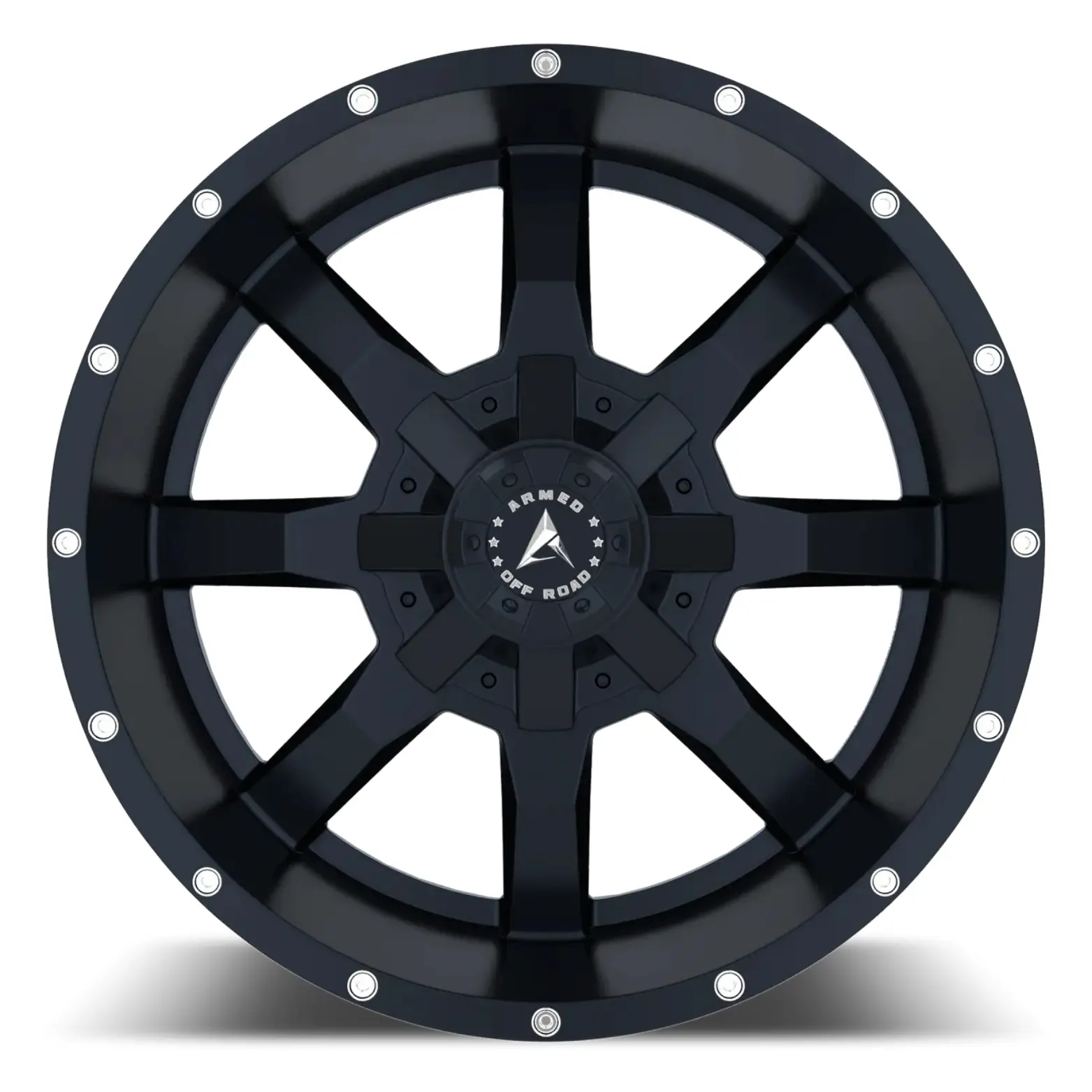 Armed Wheels Frontline 18X9 8X165.1 ET 0mm Satin Black Milled thumbnail 2