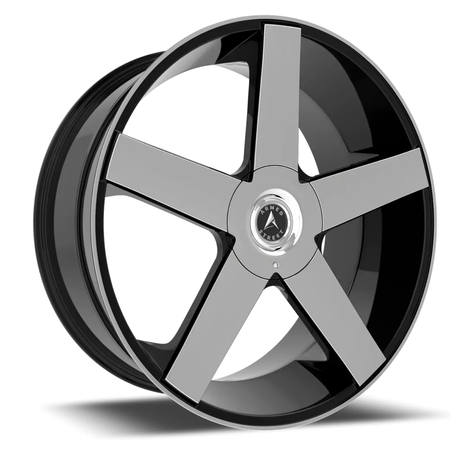 Armed Wheels Hustler 22X9.5 6X135 ET 25mm Gloss Black Milled