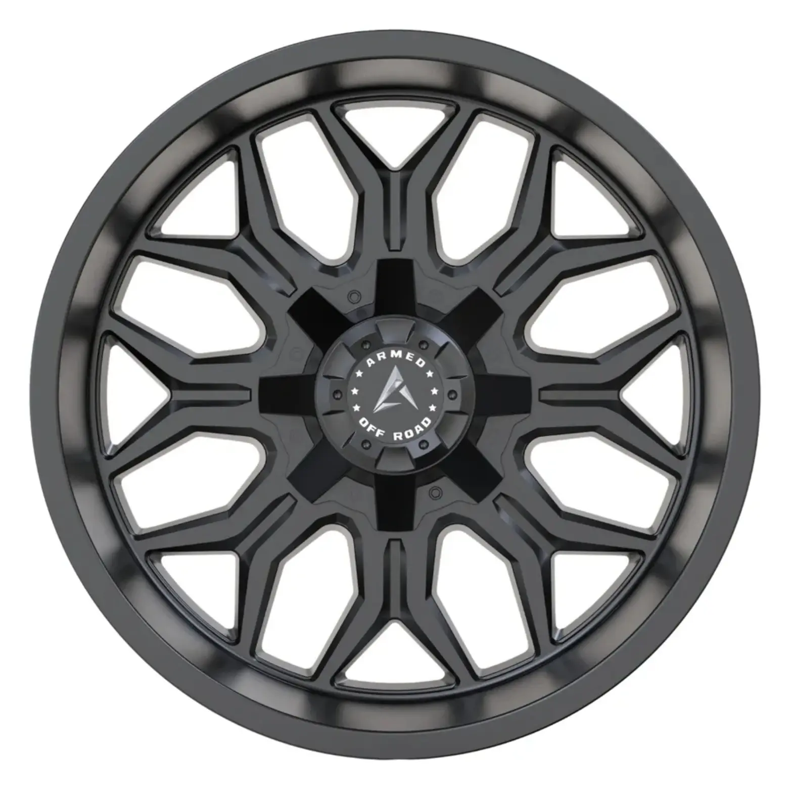 Armed Wheels Infantry 18X9 8X165.1 ET 0mm Satin Black Milled miniature 2