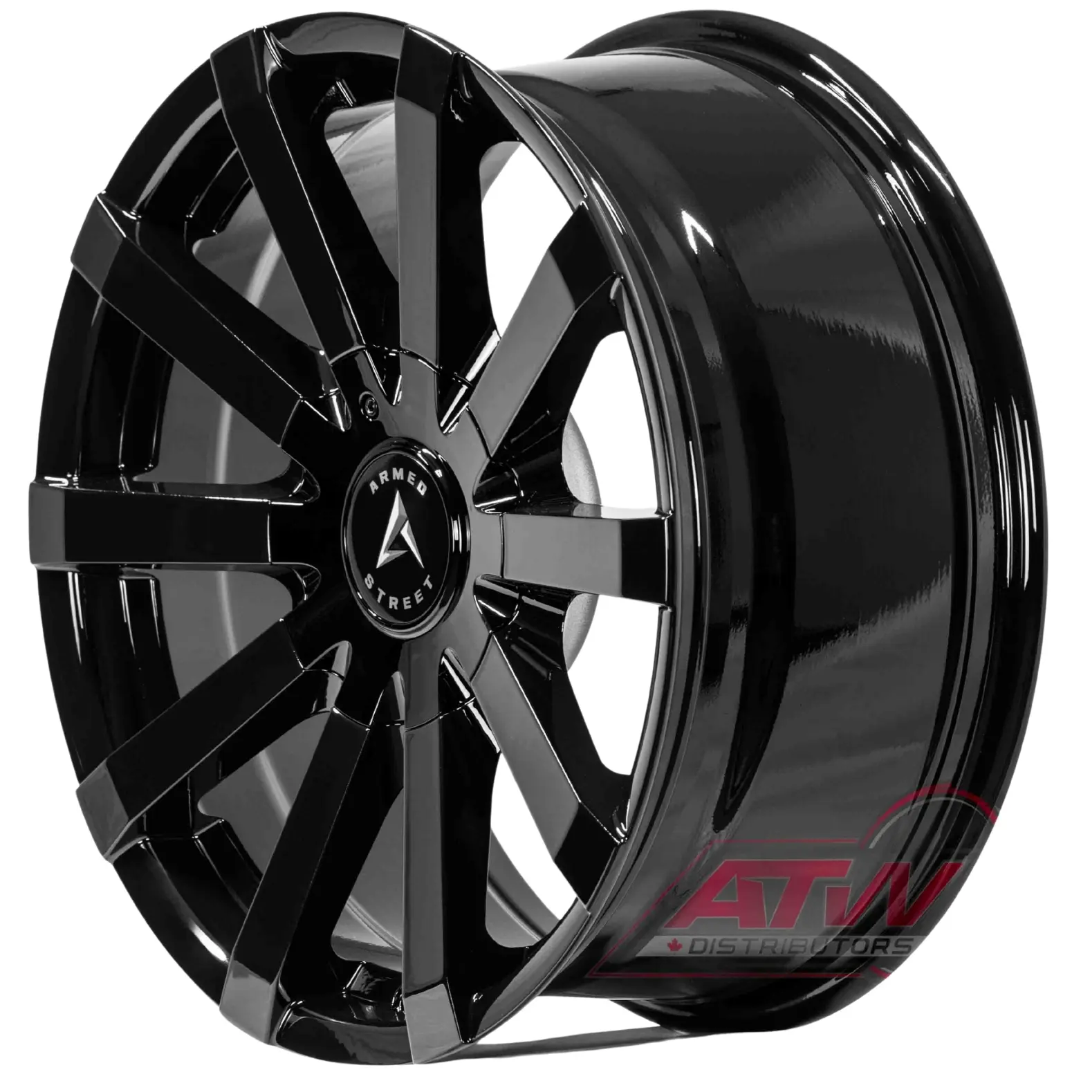 Armed Wheels Outlaw 18X8 5X114.3 ET 20mm Gloss Black thumbnail 2