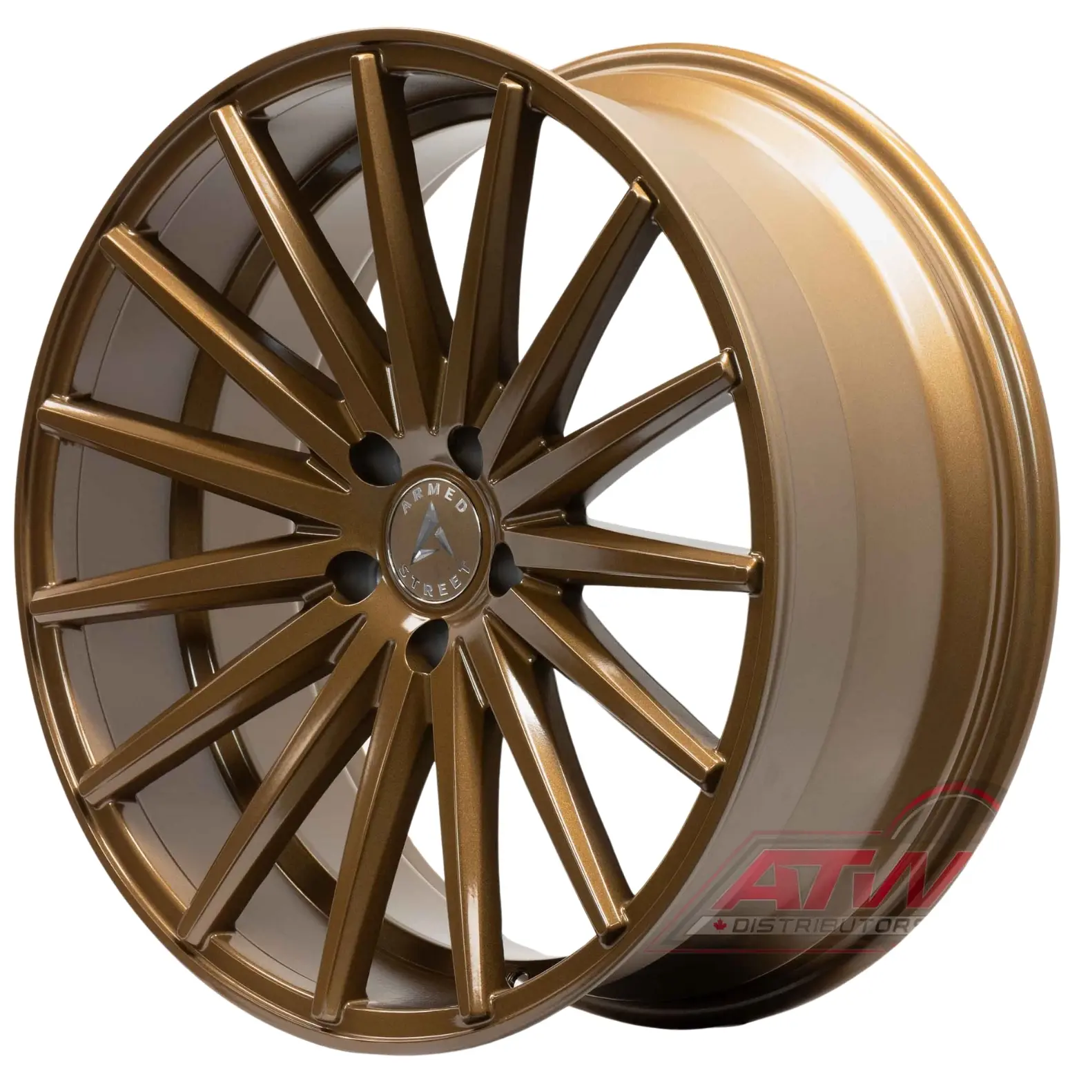 Armed Wheels Rival 20X8.5 5X114.3 ET 32mm Gloss Dark Bronze thumbnail 2