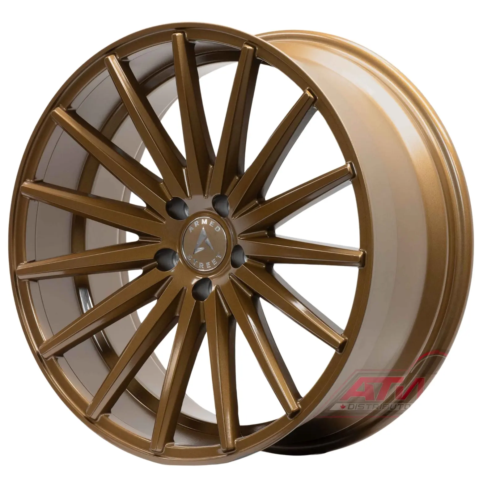 Armed Wheels Rival 18X8 5X114.3 ET 32mm Gloss Dark Bronze