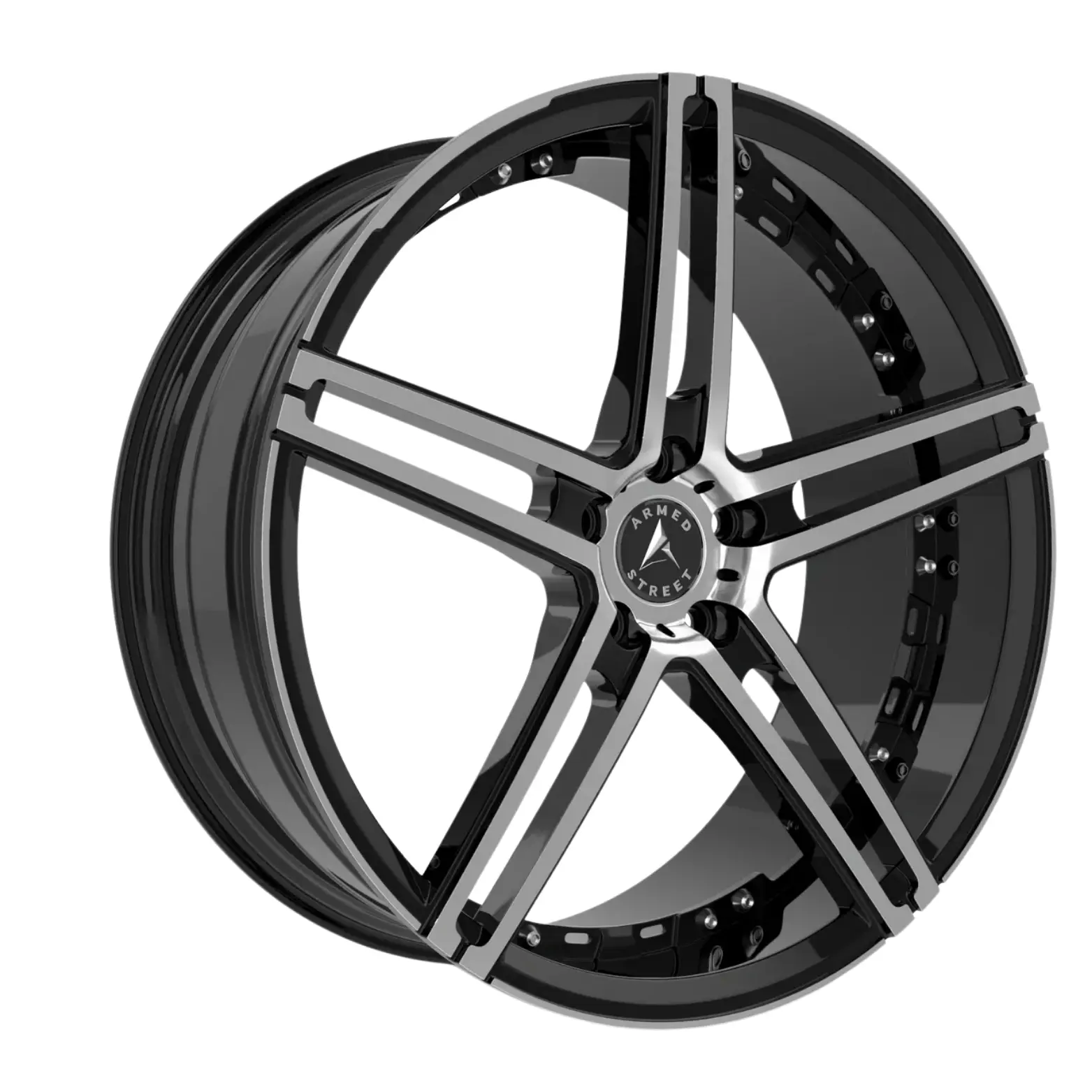 Armed Wheels Stealth 20X8.5 5X114.3 ET 35mm Gloss Black Machined