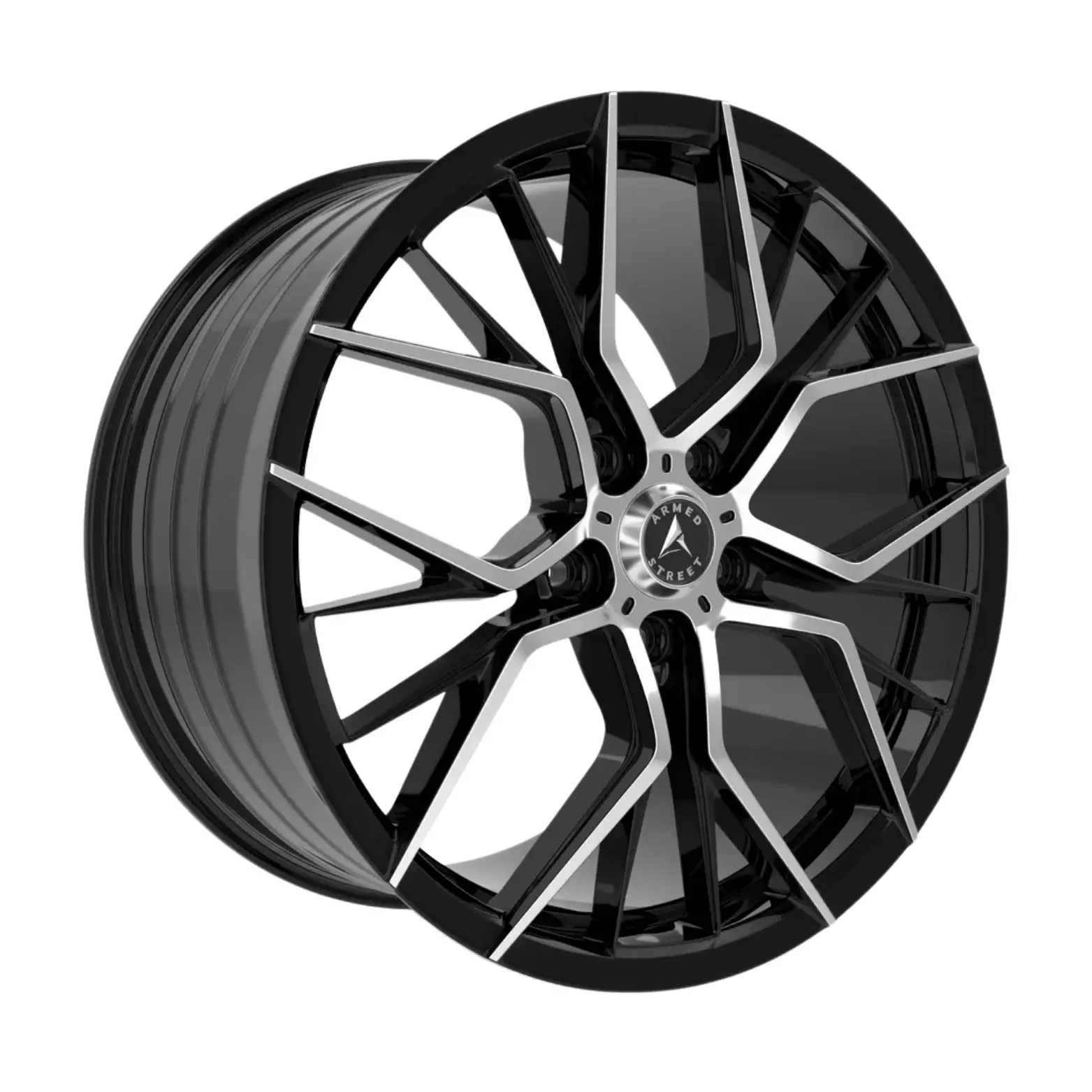 Armed Wheels Tactical 17X7.5 5X120 ET 30mm Gloss Black Machined