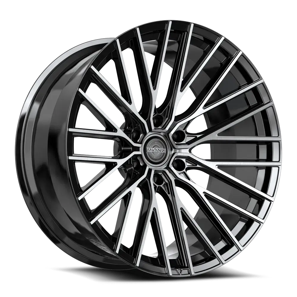 Arvano Wheels ART-1 22X10 6X135 ET -12mm Gloss Black Brushed