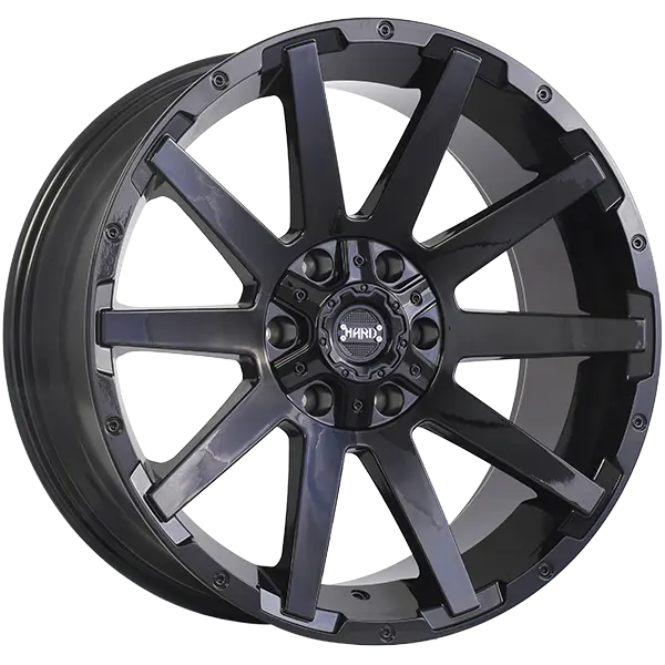 Ruffino Hard Sinner 20X9 6X135 / 6X139.7 ET 0mm Gloss Black - main product image