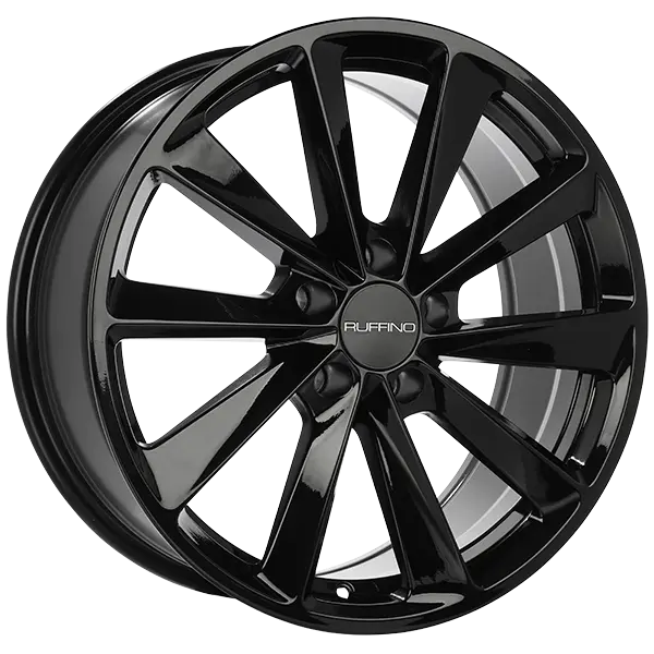 Ruffino Reactor 20X9 5X112 ET 35mm Gloss Black - main product image