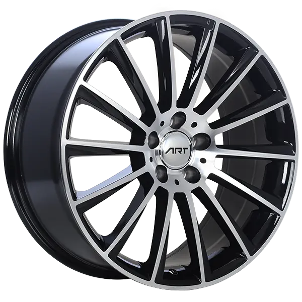 ART Replica 194 19X9 5X112 ET 45mm Gloss Black - Machined Face - image principale du produit