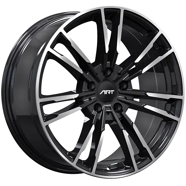 ART Replica 228 19X9.5 5X112 ET 35mm Gloss Black - Machined Face - main product image