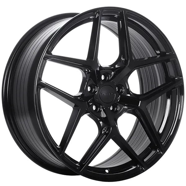 Ruffino Vader 20X8.5 5X114.3 ET 35mm Gloss Black - main product image