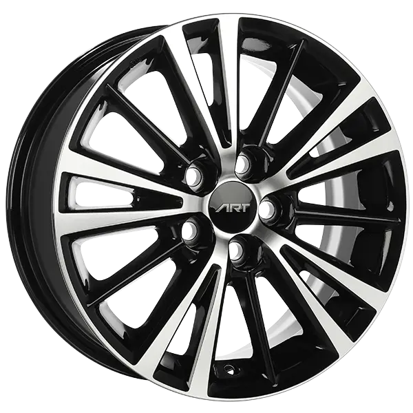 ART Replica 279 15X6 5X100 ET 37mm Gloss Black - Machined Face - main product image