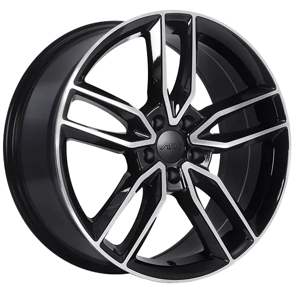 ART Replica 177 18X8 5X112 ET 35mm Black & Machined - main product image