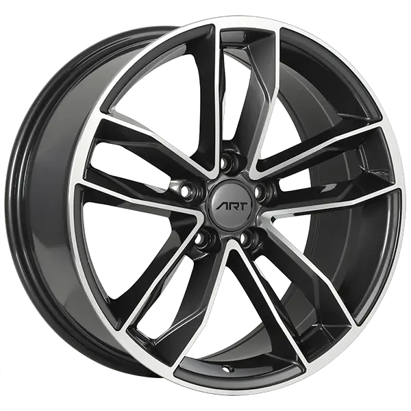 ART Replica 129 19X8.5 5X112 ET 35mm Dark Gunmetal - Machined Face - image principale du produit