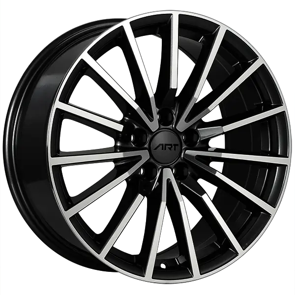 ART Replica 128 18X8 5X112 ET 40mm Black & Machined - image principale du produit