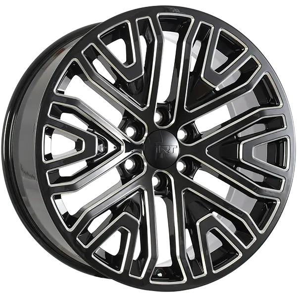 ART 176 20X9 6X139.7 ET 24mm Gloss Black - Milled Edge - image principale du produit