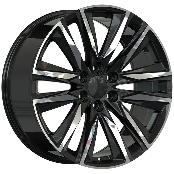 ART Replica 354 22X9 6X139.7 ET 28mm Black & Machined - image principale du produit
