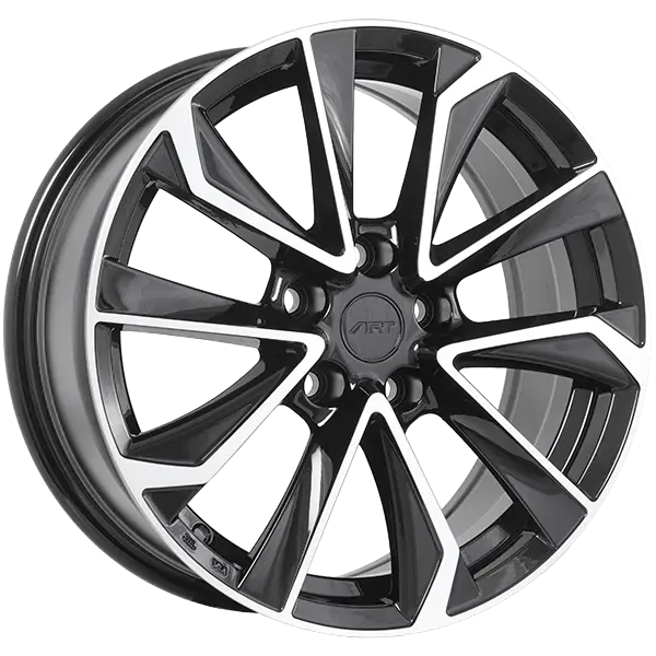 ART Replica 179 17X7.5 5X114.3 ET 35mm Gloss Black - Machined Face - image principale du produit