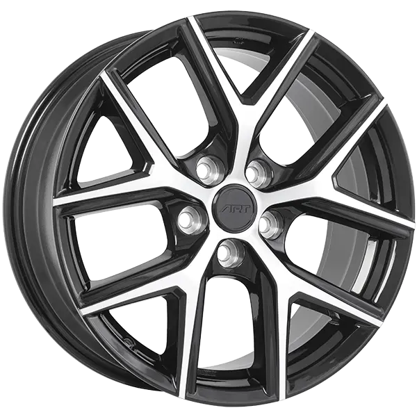 ART Replica 383 18X7.5 5X114.3 ET 45mm Gloss Black - Machined Face - main product image