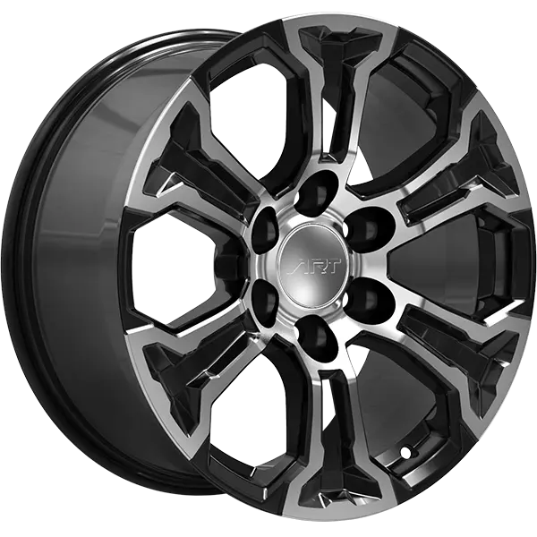 ART Replica 385 18X8.5 6X139.7 ET 26mm Gloss Black - Machined Face - main product image