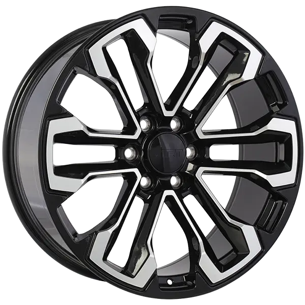 ART Replica 390 22X9 6X139.7 ET 24mm Gloss Black - Machined Face - image principale du produit