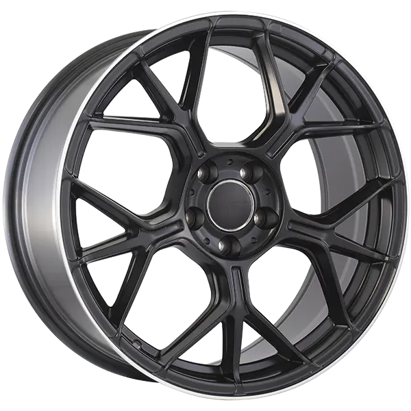 ART Replica 395 19X8.5 5X112 ET 35mm Satin Black - Machined Lip - main product image
