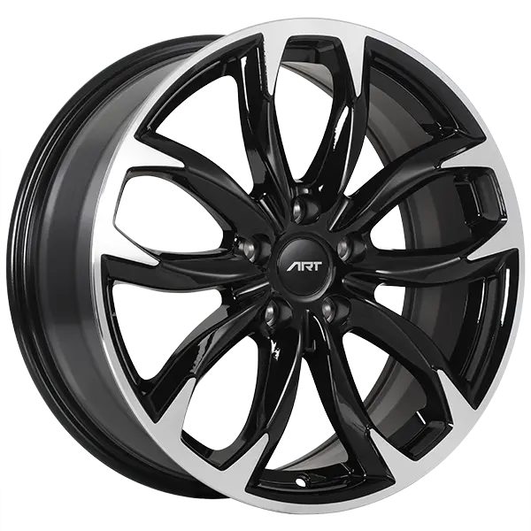 ART Replica 148 17X7.5 5X114.3 ET 40mm Gloss Black - Machined Face - main product image