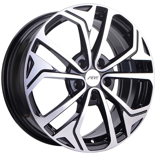 ART Replica 186 19X7.5 5X114.3 ET 45mm Gloss Black - Machined Face - main product image