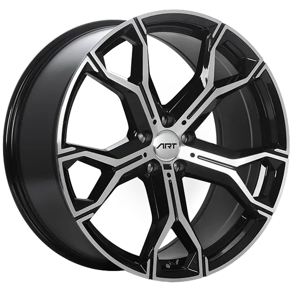 ART Replica 181 21X9.5 5X112 ET 37mm Gloss Black - Machined Face - image principale du produit