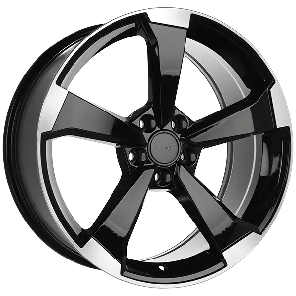 ART Replica 191 19X8.5 5X112 ET 35mm Gloss Black - Machined Face - main product image