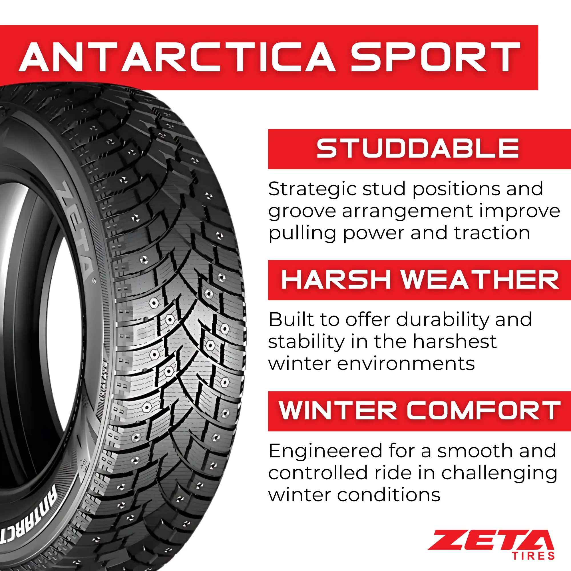 LT265/70R17 Zeta Antarctica Sport 121Q miniature 2