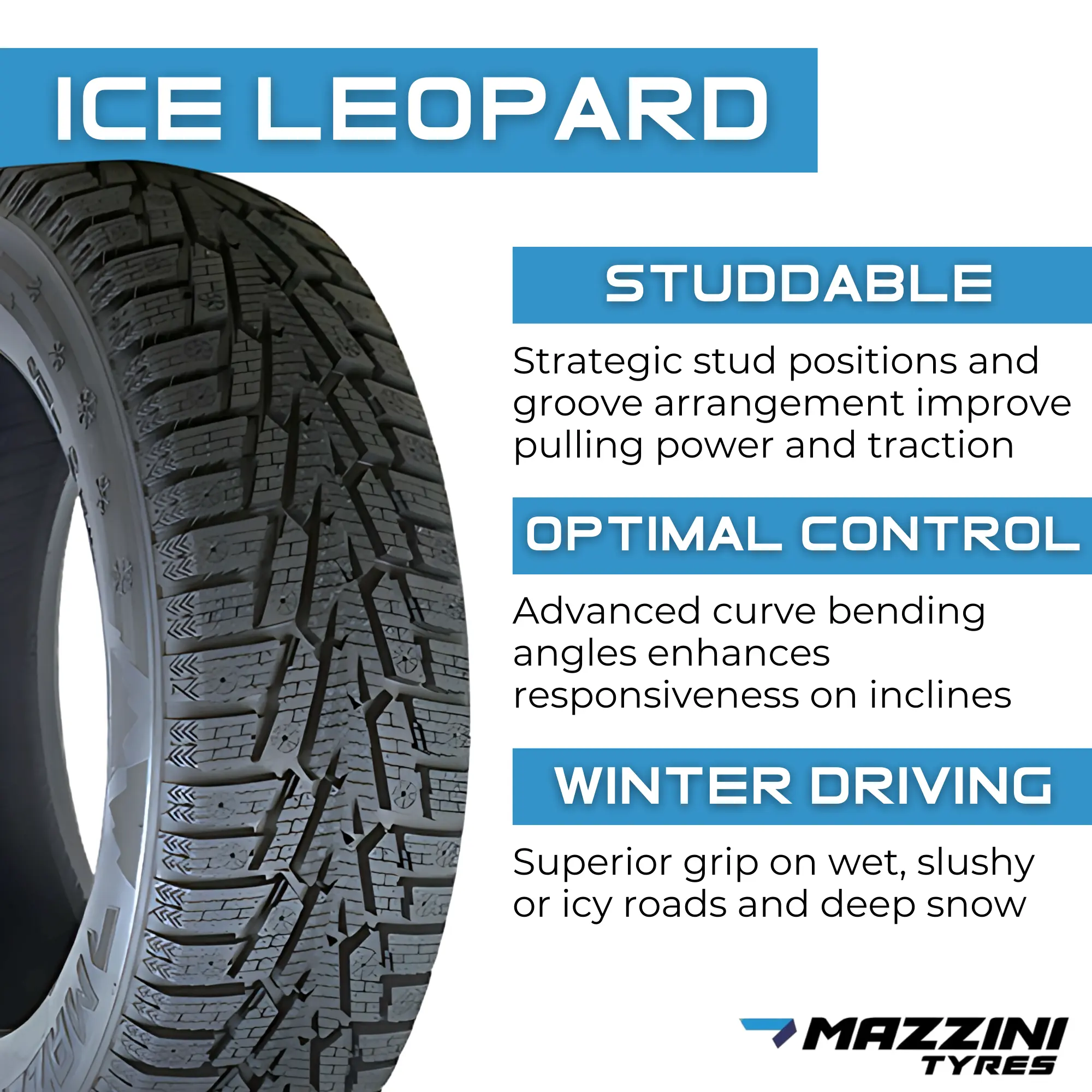 195/65R15XL Mazzini Ice Leopard 95T miniature 2