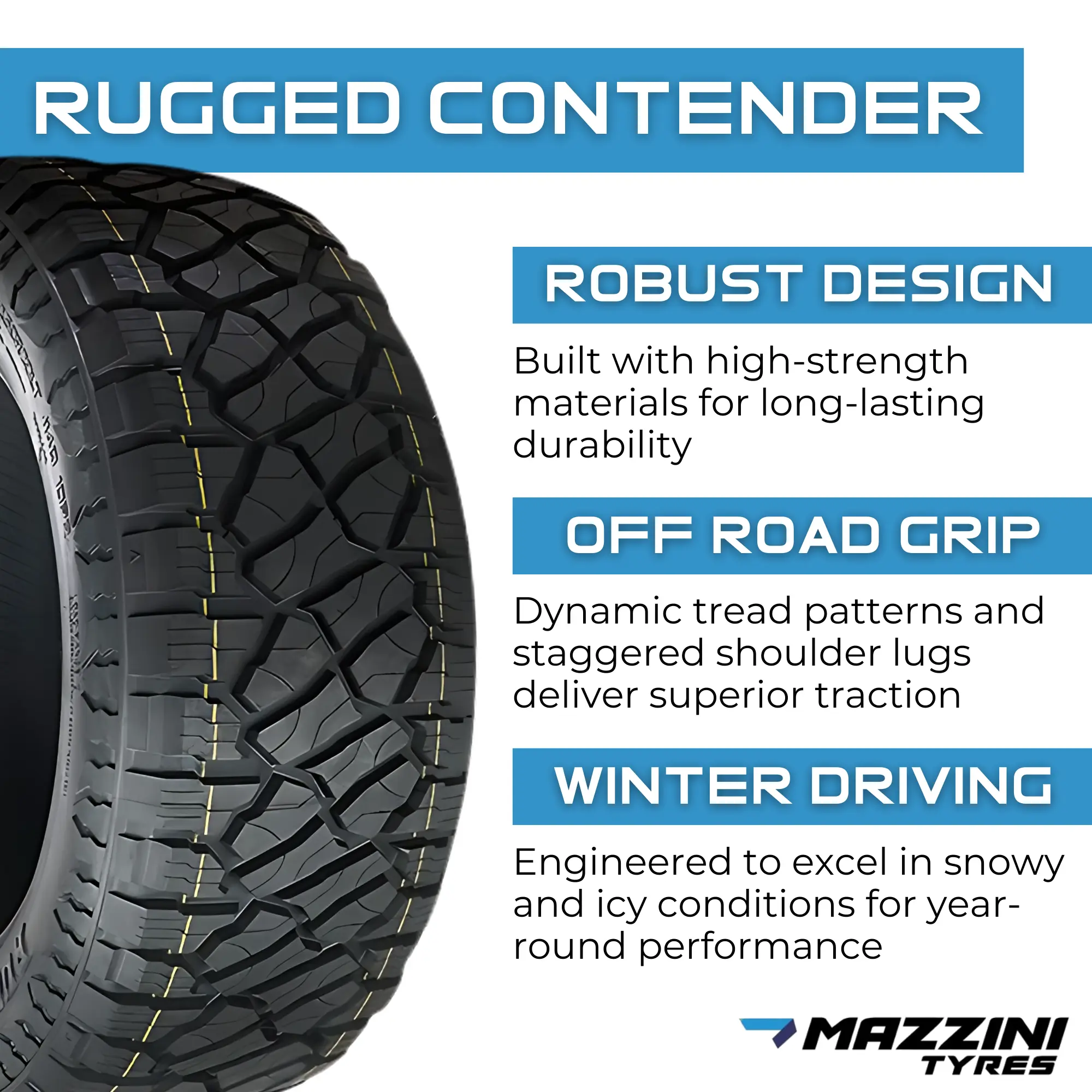 LT265/70R17 Mazzini Rugged Contender 121/118Q thumbnail 2