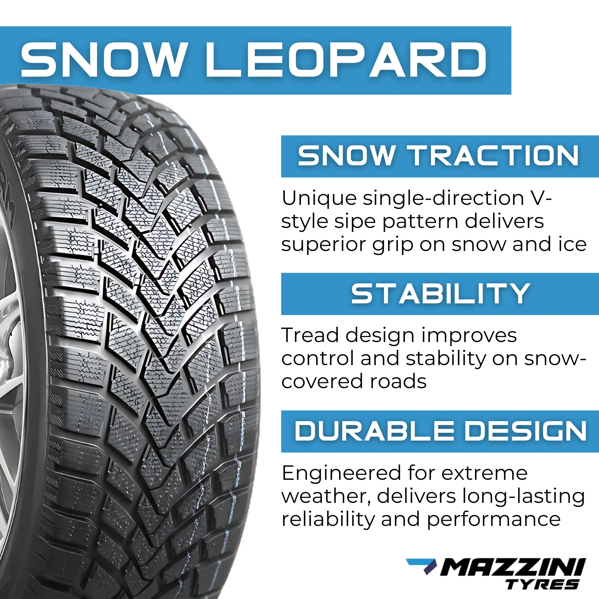 195/65R15 Mazzini Snow Leopard 91T miniature 2