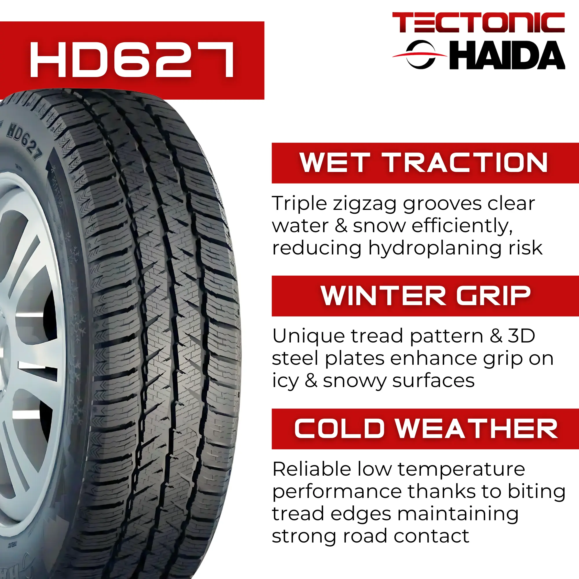 215/65R16C 8PR Haida HD627 Winter 109/107R miniature 2