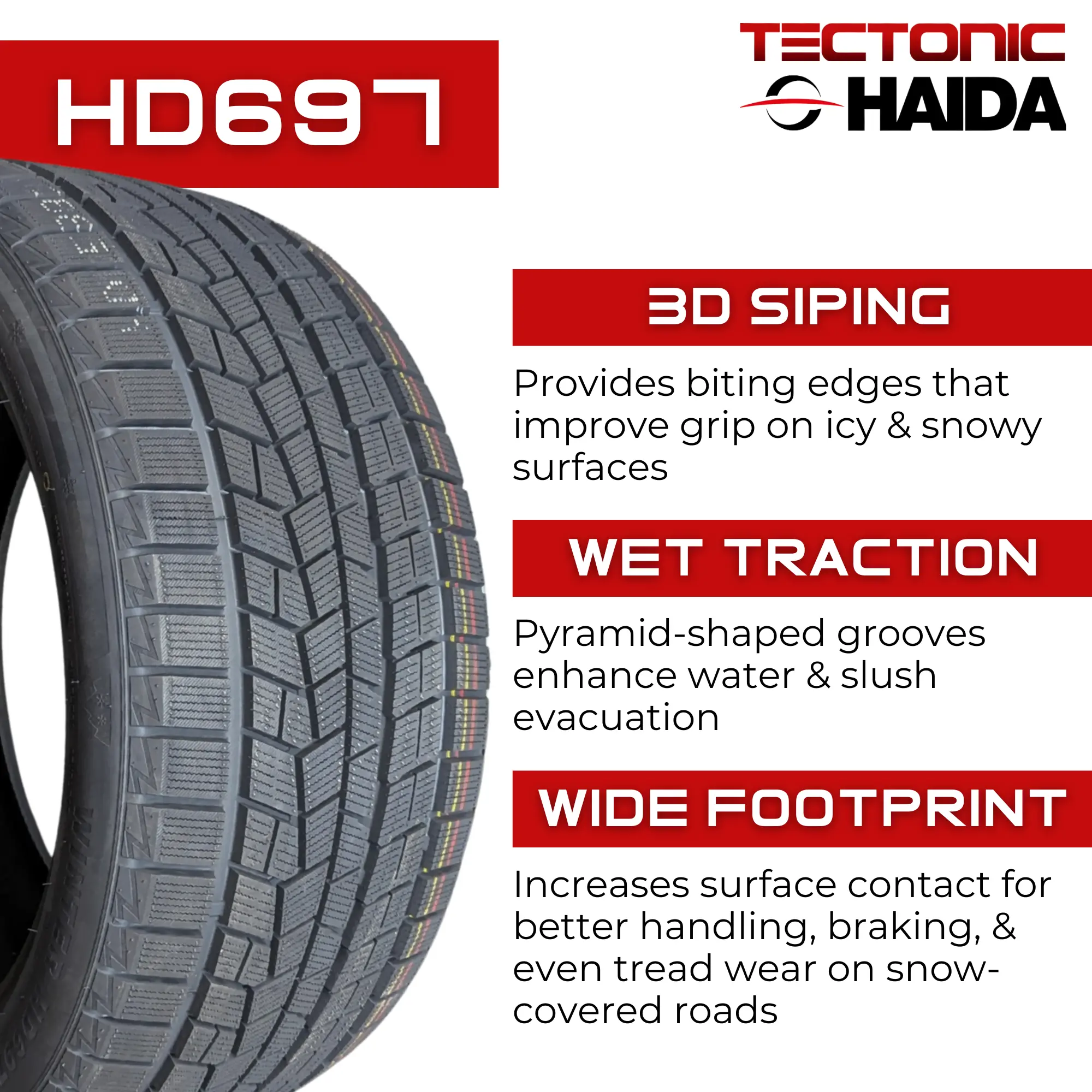 225/60R16XL Haida HD697 Performance Winter 102H miniature 4